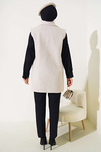 Kirazgym Γιλέκο Boucle με κουμπιά