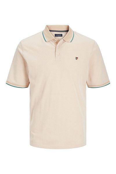 Jack & Jones Premium Poloshirt Einfarbiges Hemdkragen-Poloshirt