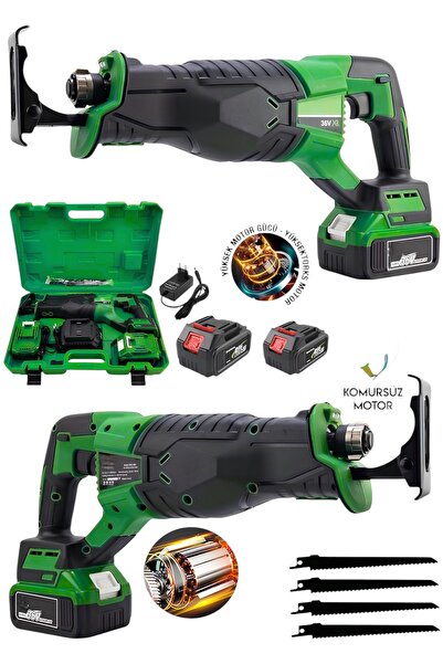 DYNAMİC MAX ALMAN 7 SERİSİ ŞARJLI TİLKİ KUYRUĞU TESTERESİ 4 BIÇAKLI KEMİK KES...