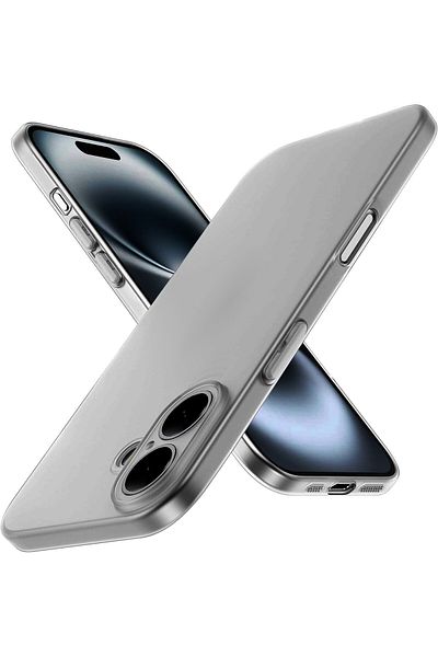 HyperAge Ultra Thin Case Compatible with iPhone 16 Matte Surface Anti-Dirty Camera Protection Very Thin Minimalist