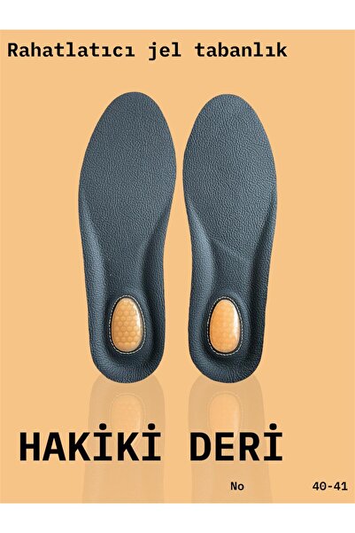 Butik Hakiki Deri ve jelli Erkek Ayakkabı İç Tabanlık