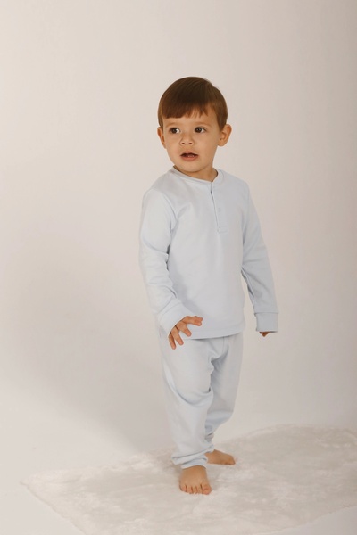 megybaby ERKEK ÇOCUK PİJAMA TAKIMI - MAVİ - ÇITÇITLI