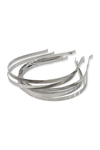 hobimon 10 Pcs - 7 mm Wire Crown - Silver
