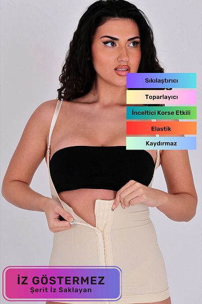 Lidyacottone Body Shaping Postpartum Lifting Firming Underbust Waist Corset with Straps