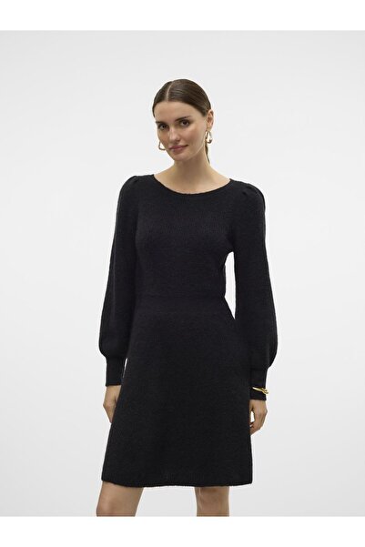 Vero Moda Strickkleid VMFLAVOUR LS ABK DRESS GA EXC