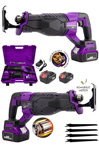 OG GERMANY STEEL ALMAN 7 SERİSİ ŞARJLI TİLKİ KUYRUĞU TESTERESİ 4 BIÇAKLI KEMİ...