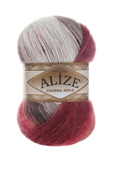 Alize Angora gold batik 4 adet el örgü ipi akıllı ip no 1984