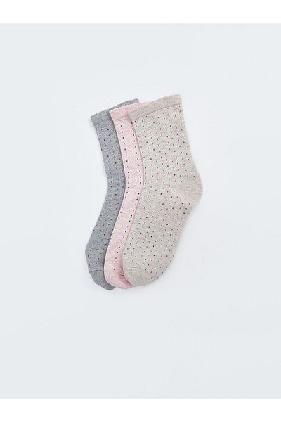 LC Waikiki Lcwk Patterned Women's Socks 3 Pack