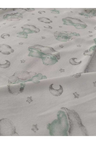Store Green Teddy Bear Baby Pajamas Set Nightgown