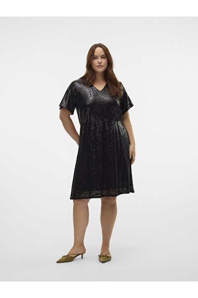 Veromoda Curve Kleid VMCKAJE Kurzes Kleid