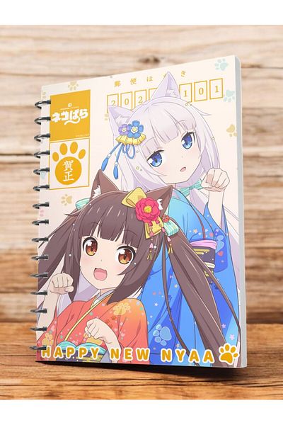 nihonwosekai Nekopara Anime A5 Size Spiral Notebook 50 Sheets