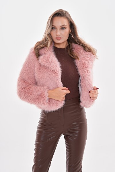 NAVY Jachetă Crop Boy cu guler