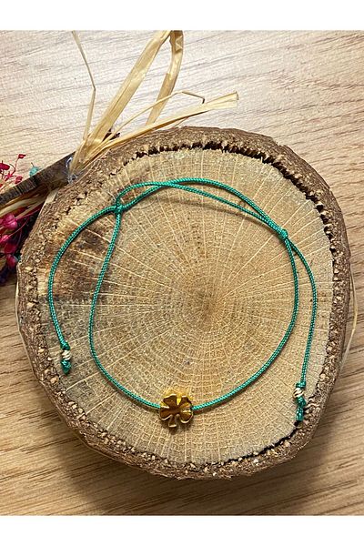 BAE ATOLYE Green Clover Rope Bracelet