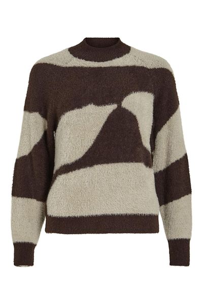 VILA Strickpullover Gemusterter