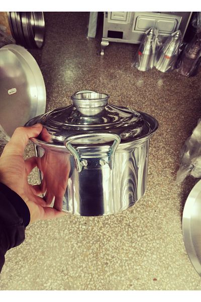 Efsoon Organics Aluminum Cooking Pot Small Size Cookware with Handle