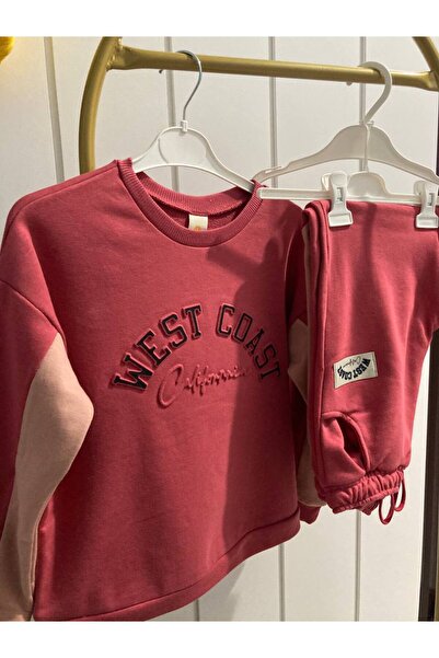 Butik Girl's Dark Pink Suit