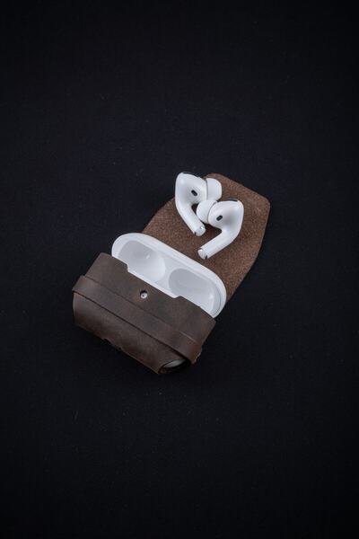 minimal X design Minimal X Airpods Pro Kılıf - Kestane Deri El Yapımı Pro Kılıf