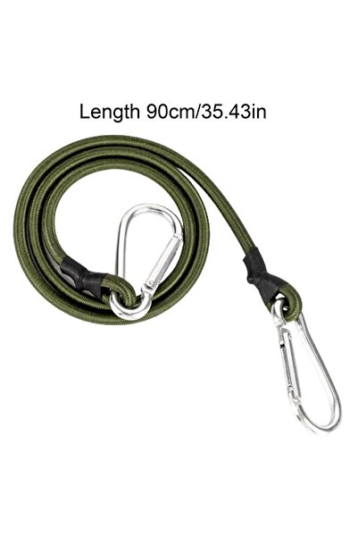 Choice حبل مطاطي قوي للاستخدام الخارجي بطول 90 سم باللون الأخضر، حزام ربط مرن...