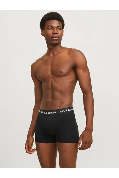 Jack & Jones Μαύροι άντρες μπόξερ - Πακέτο 3