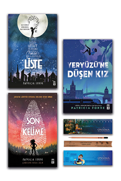 Genç Timaş Yeryüzüne Düşen Kız - Liste - Son Kelime - Patricia Forde Set 3 Kitap