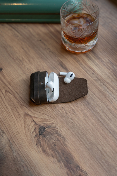 minimal X design Minimal X Airpods Pro Kılıf - Kestane Deri El Yapımı Pro Kılıf