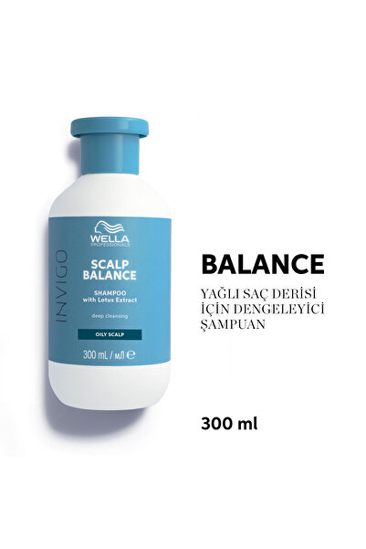 Wella Professionals Invigo Scalp Balance Yağlı Saç Derisi İçin Şampuan 300 ml