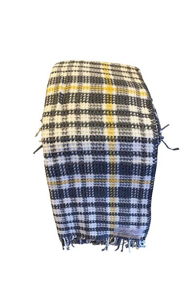 AKSU Cotton Laptop Tv Plaid Blanket Maria K.Gray 130X170 cm