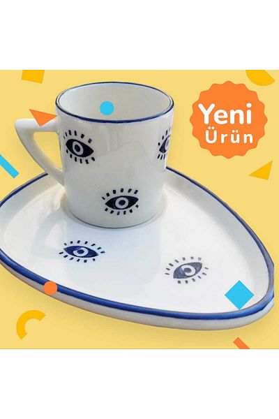 voles Blue Eye Coffee Tea Fincani - 1 Person