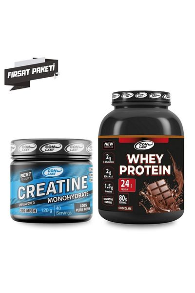 Conlast 2000g Whey Protein - Chocolate/Creatine 120g