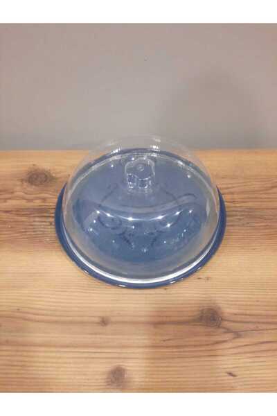 Keramika KERAMİKA KEK FANUS TAKIMI 28 CM 2 PARÇA FANUS VE SERVİS TABAĞI