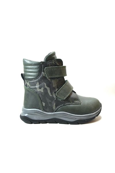 PİNKY PİNKY Pinky Pinky 1532-2P Γνήσιο Δερμάτινο Velcro Orthopedic Shearling Boy Boots