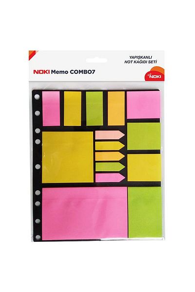 Noki Adhesive Note Paper Memo Combo 7 12707
