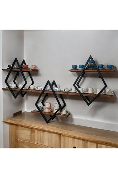 VennaHome Çok Amaçlı Duvar Rafı Kitaplık Çiçeklik Saksılık Mutfak Salon Banyo...