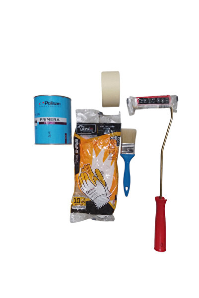Polisan yağlı boya 2.5 lt 3.5 kg beyaz 5 parça set