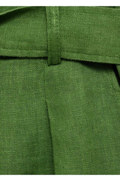 MANGO Woman Pili detaylı elbise