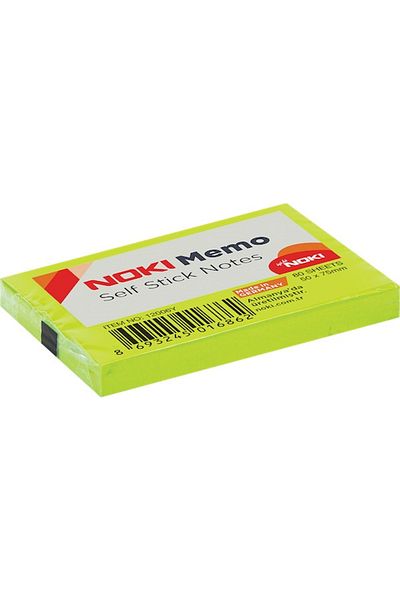 Noki Green Note Paper - 51X75 Adhesive