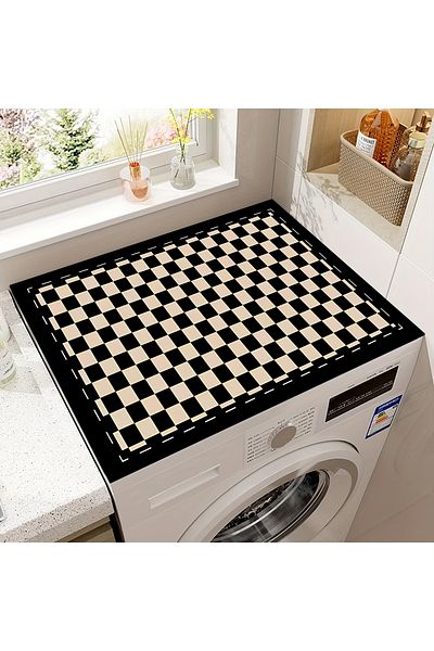 Else Dekor Drying Dishwasher - Laundry Cover, Liquid Proof Non-Slip Washable Protection Mat