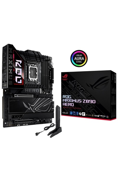 ASUS ROG MAXIMUS Z890 HERO WiFi 8800mhz(OC) RGB M.2 1851p ATX Anakart