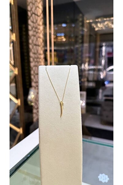Butik 14 Ayar Altın Elif Kolye