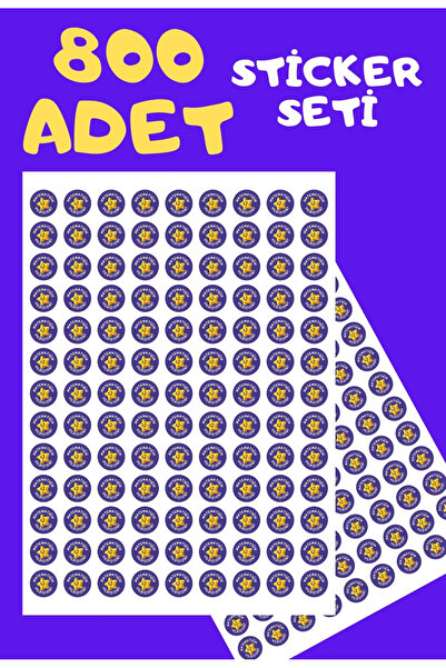 Sticksy Matematik Yıldızısın Sticker Çıkarma Seti ,800 Adet 4 Syf Okul Tebrik...