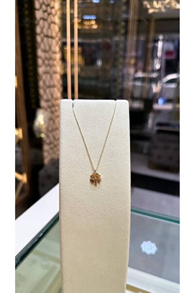 Butik 14 Ayar Altın Yonca Kolye