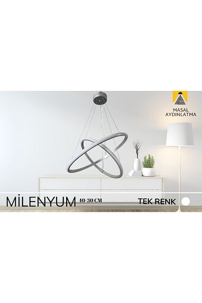 Masal Gray Millennium Led Pendant Chandelier