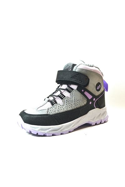 Onlo Ayakkabı Onlo Shoes ARX.990 Γκρι-Μωβ Velcro Outdoor για κορίτσια αθλητικά μποτάκια