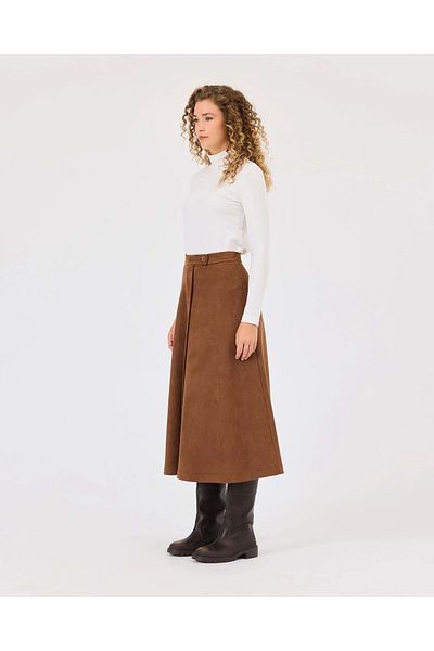 SCL Πρακτική τσάντα SKIRT Brown Color 42 Model - 10002421611014