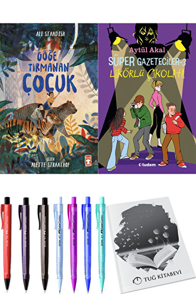 Timaş Çocuk Süper Gazeteciler 3 Likörlü Çikolata ve Göğe Tırmanan Çocuk 2li S...