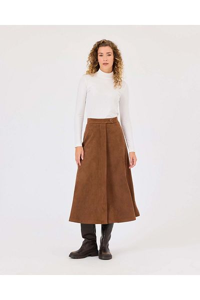 SCL Πρακτική τσάντα SKIRT Brown Color 42 Model - 10002421611014