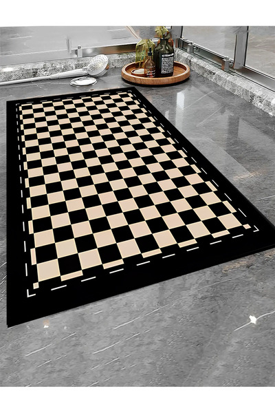 Else Dekor Water Absorbent Shower Front Patterned Printed Bath Mat Toilet Seat One Piece Animal Bathroom Rug