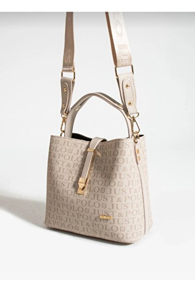 Just Polo JP حقيبة كتف وحقيبة كروس نسائية من جوستبولو مكونة من 4 أقسام