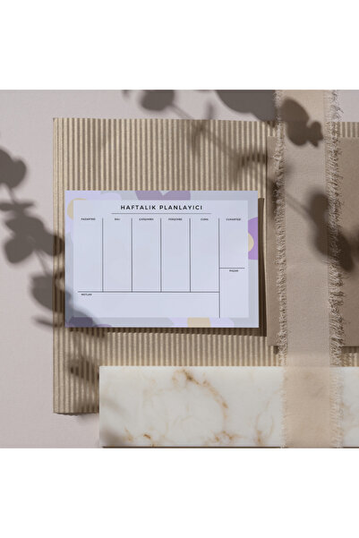 Chi-Chi Papers دفتر ملاحظات للتخطيط الأسبوعي مقاس A4، على شكل كرة، 50 ورقة - ...