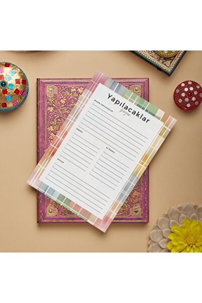 Chi-Chi Papers دفتر ملاحظات A5، قائمة المهام - دفتر تخطيط المهام، على شكل قاب...